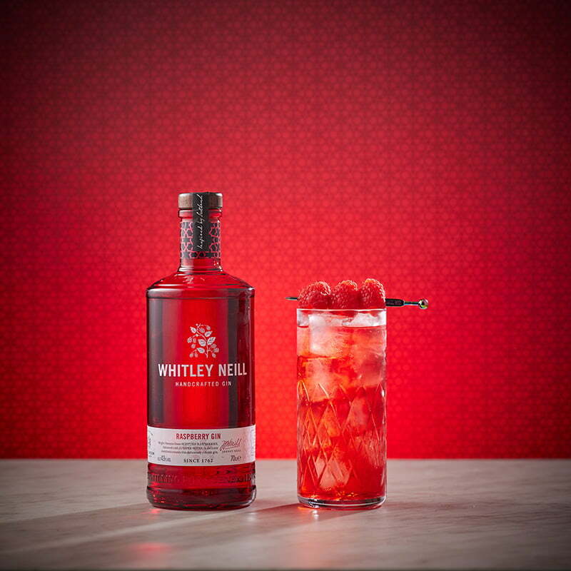 Vibrant red, easy shake cocktail using our Raspberry Gin. A delicious mix of berry flavours that make a sweet and luscious cocktail. 
