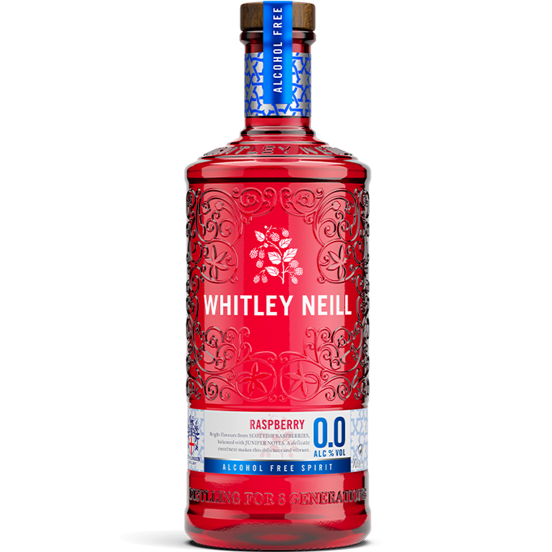 Based on our Raspberry gin. Our alcohol free gin has the same great