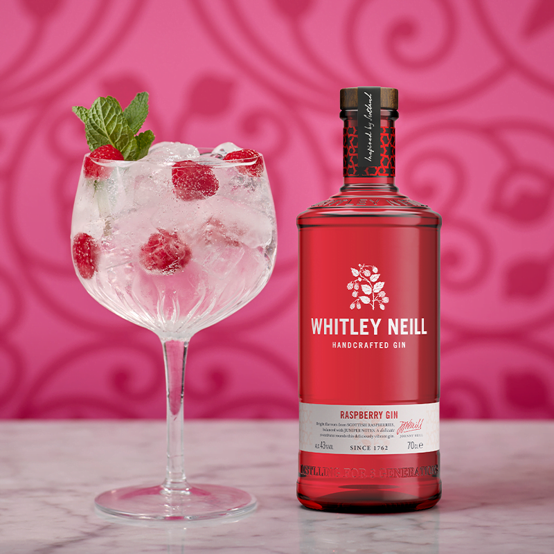A fruity, summery spritz serve made with Whitley Neill Distiller's Cut Gin